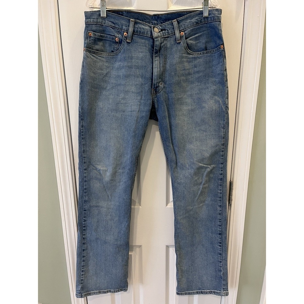 Levi's 527 Boot Cut Jeans Mens 34 X 32 Cowboy‎ Ranch Rodeo Blank Tab Light Wash